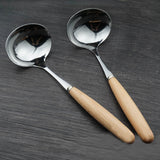 New Style Wooden Handle Ladle