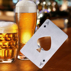 Beer Opener Poker Playing Card