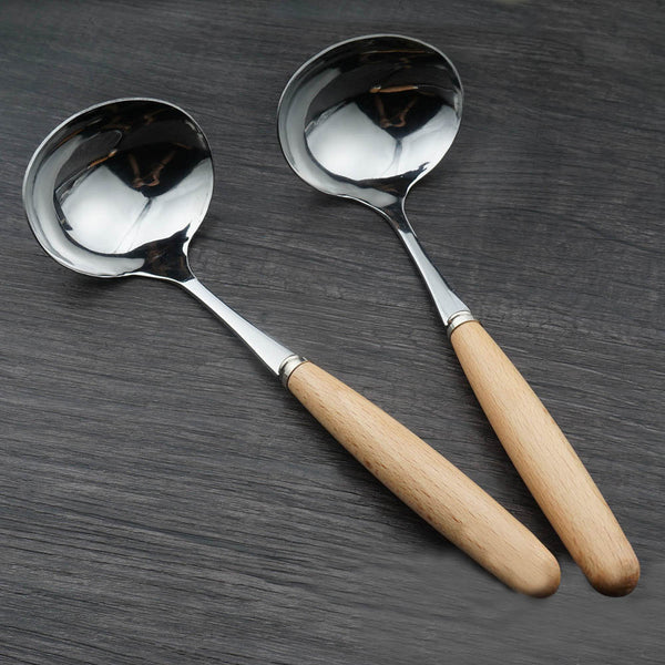 New Style Wooden Handle Ladle